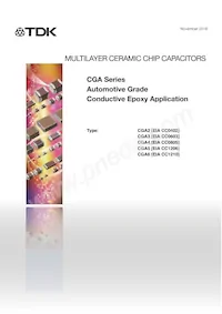 CGA4J3X7R1E155K125AD Datasheet Cover