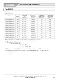 CMD5D11NP-6R8MC Datasheet Page 2