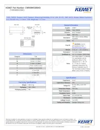 CWR09MC685KB Datasheet Cover