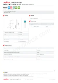 DEA1X3A271JA2B Datasheet Cover