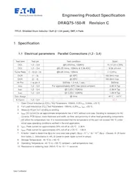 DRAQ75-150-R Datasheet Cover