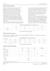 DSC2011FM2-E0015T Datasheet Page 3