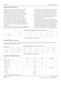 DSC2011FM2-E0015T Datasheet Pagina 3