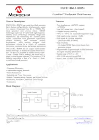 DSC2311KL1-R0054T Datasheet Cover
