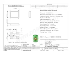 ECS-200-CDX-0998 Datasheet Cover