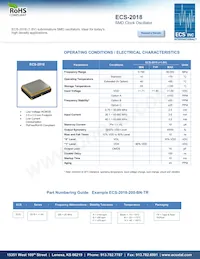ECS-2018-1250-BN Datasheet Cover