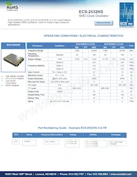 ECS-2532HS-440-3-G Datasheet Copertura