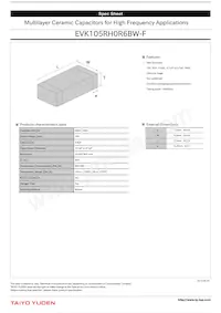 EVK105RH0R6BW-F Datasheet Cover