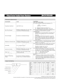 FW70A7R50JA Datasheet Page 2