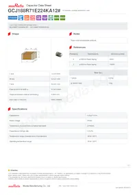 GCJ188R71E224KA12D Datasheet Cover