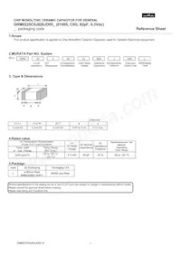 GRM0225C0J820JD05L Datasheet Cover