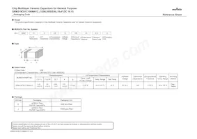 GRM319C81C106MA12D Datasheet Cover