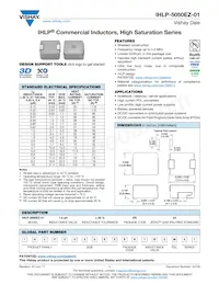 IHLP5050EZER8R2M01 Datasheet Cover