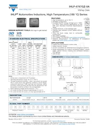 IHLP6767GZERR47M8A Datasheet Cover