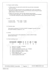 KT3225R40000ECV28TBA Datasheet Page 10