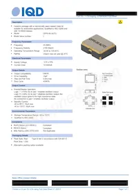 LFSPXO071227REEL Datasheet Cover