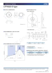 LTF4022T-330M-D Datasheet Page 3
