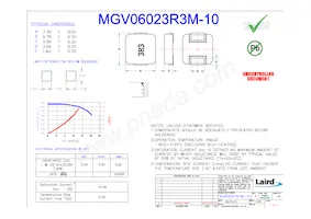 MGV06023R3M-10 Datasheet Cover