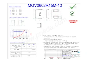 MGV0602R15M-10 Datasheet Cover