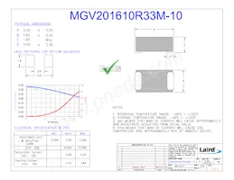 MGV201610R33M-10 Datasheet Cover