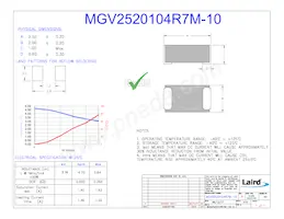 MGV2520104R7M-10 Datasheet Copertura