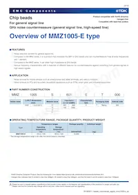 MMZ1005A152ET000 Datasheet Page 3