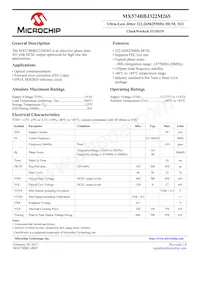 MX574BBJ322M265-TR Datasheet Cover