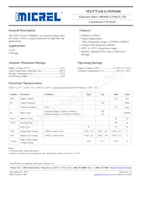 MX575ABA150M000-TR Datasheet Copertura