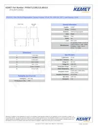 PFR5471J1000J12L4BULK Datenblatt Cover