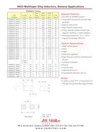 PM0603G-R82J Datasheet Cover