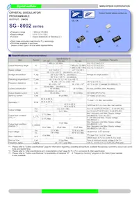 SG-8002JA 20.0000M-PCBLO Datenblatt Cover