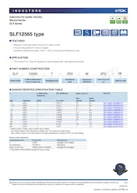 SLF12565T-4R2N5R5-PF Datenblatt Cover
