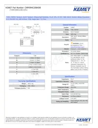 T409H336K015BC4251 Datasheet Copertura