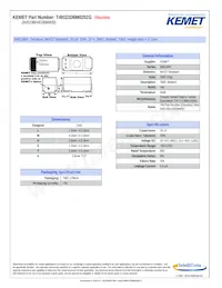 T491D336M020ZG Datasheet Cover