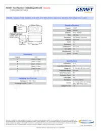 T495A106K010ZTA3K8 Datasheet Cover