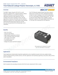 T522V157M006ATE040 Datasheet Cover