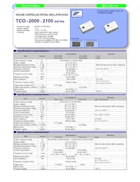 TCO-2111T 491.5200MHZ Datenblatt Cover