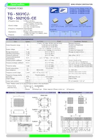 TG-5031CJ-20N 40.0000MB Datasheet Cover