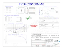 TYS4020100M-10 Datasheet Copertura