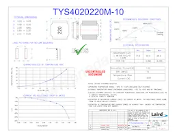 TYS4020220M-10 Datasheet Copertura