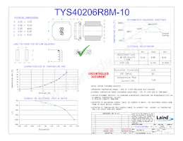 TYS40206R8M-10 Datasheet Copertura