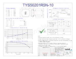 TYS50201R5N-10 Datasheet Cover