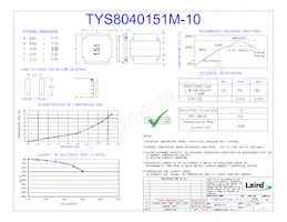 TYS8040151M-10 Datasheet Cover