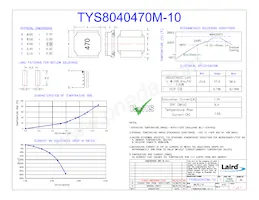 TYS8040470M-10 Datenblatt Cover