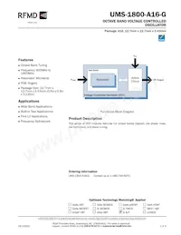 UMS-1800-A16-G Datasheet Cover