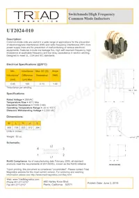 UT2024-010 데이터 시트 표지