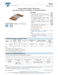 WSLF25122L000FEK Datasheet Copertura