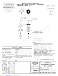 2425-001-X5U0-102AALF數據表 封面