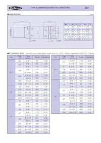 25JZV470M10X10.5 Datasheet Page 2