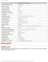 309NPC100 Datasheet Pagina 2